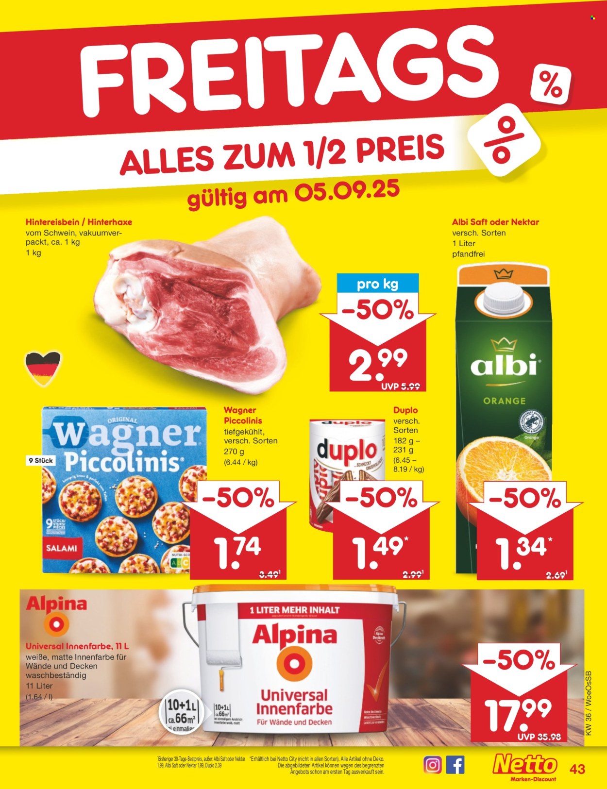 Netto Marken-Discount Prospekte  - 1.09.2025 - 6.09.2025. Seite 63