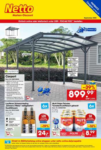 Prospekte Netto Marken-Discount - 28.08.2025 - 30.09.2025.