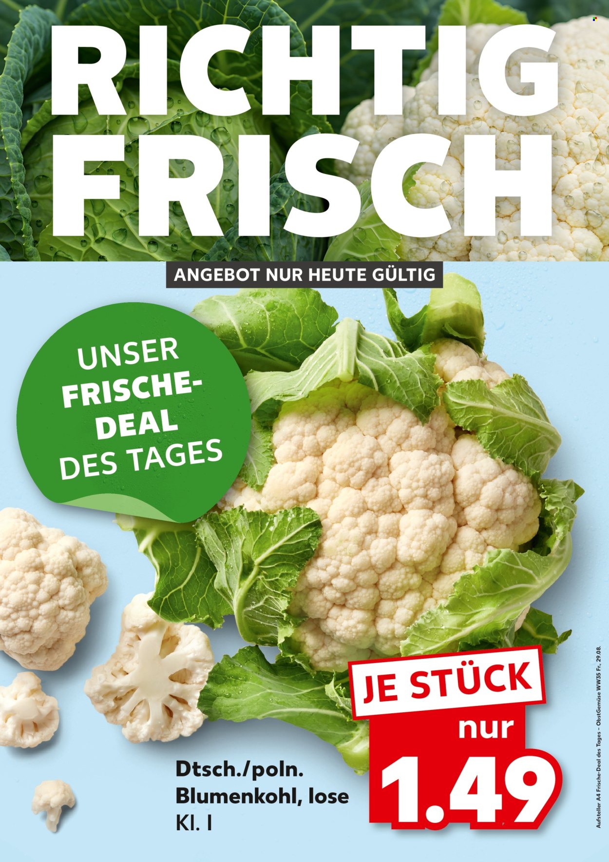 Kaufland Prospekte  - 29.08.2025 - 29.08.2025. Seite 1