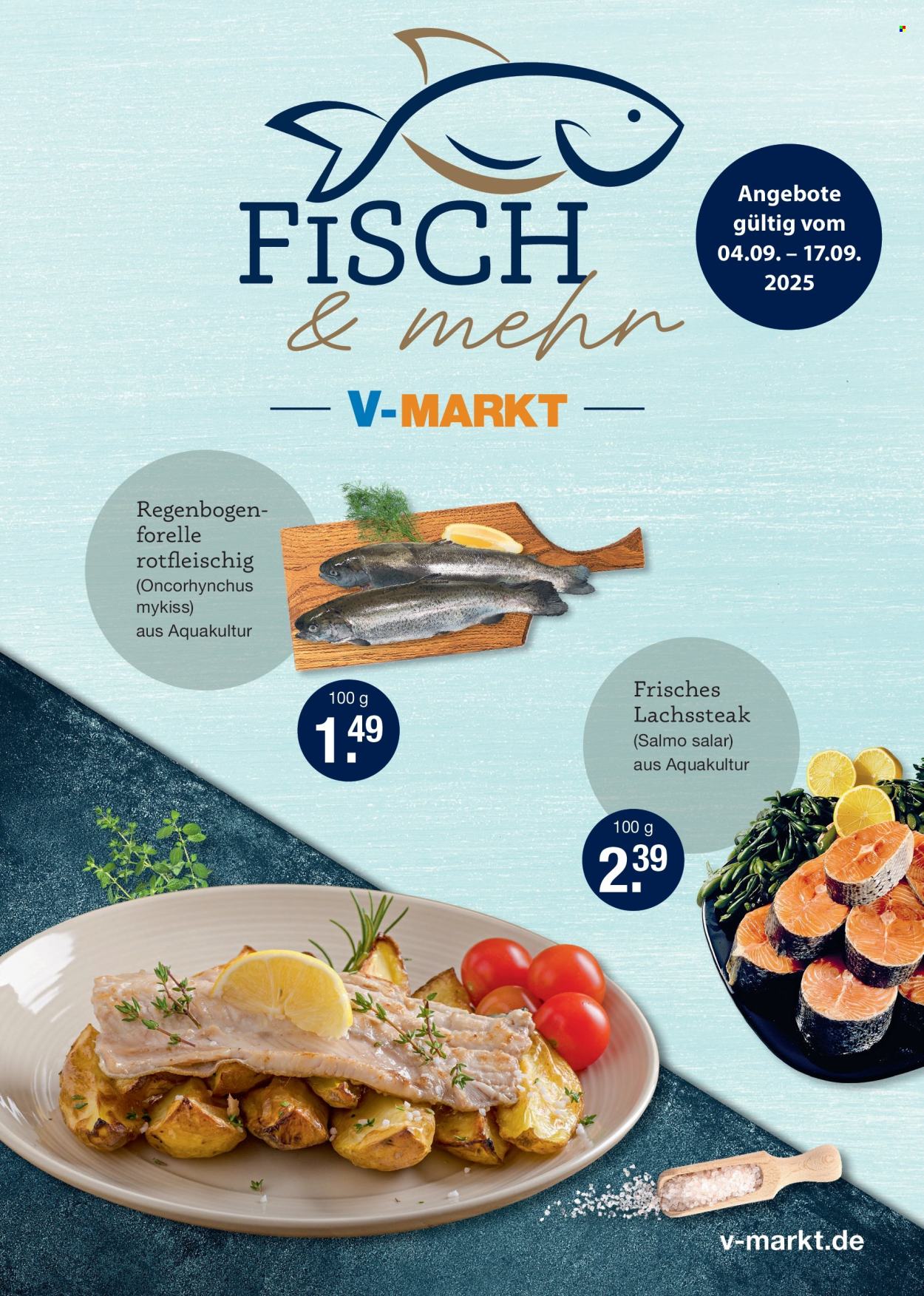 V-Markt Prospekte  - 4.09.2025 - 17.09.2025. Seite 1