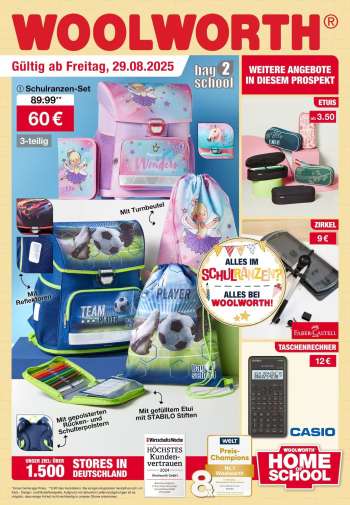 Prospekte Woolworth - 29.08.2025 - 8.09.2025.