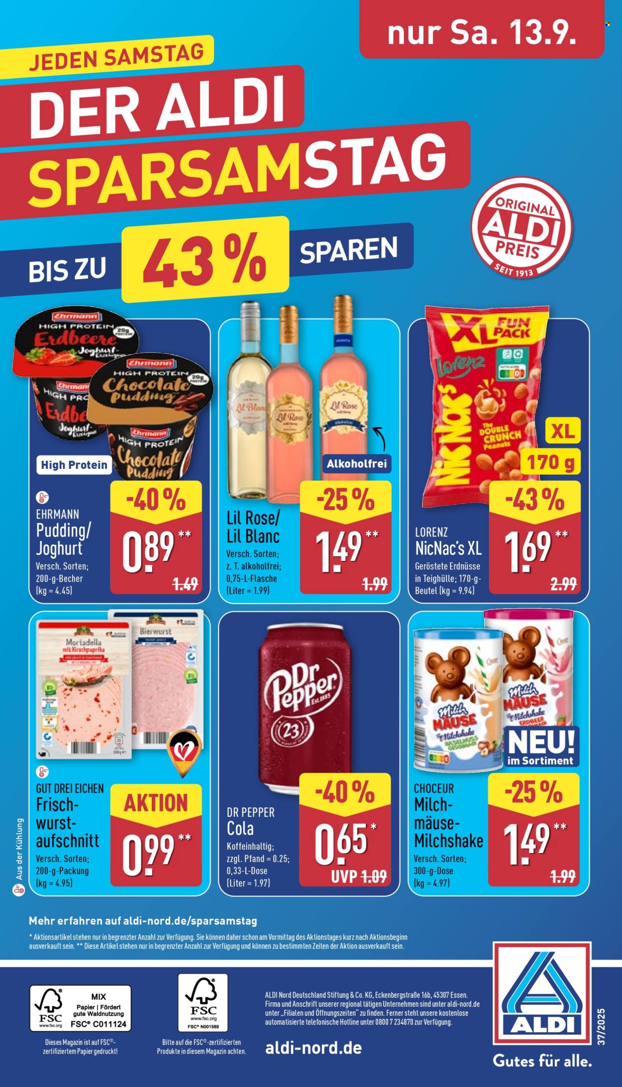 ALDI Nord Prospekte  - 8.09.2025 - 13.09.2025. Seite 40