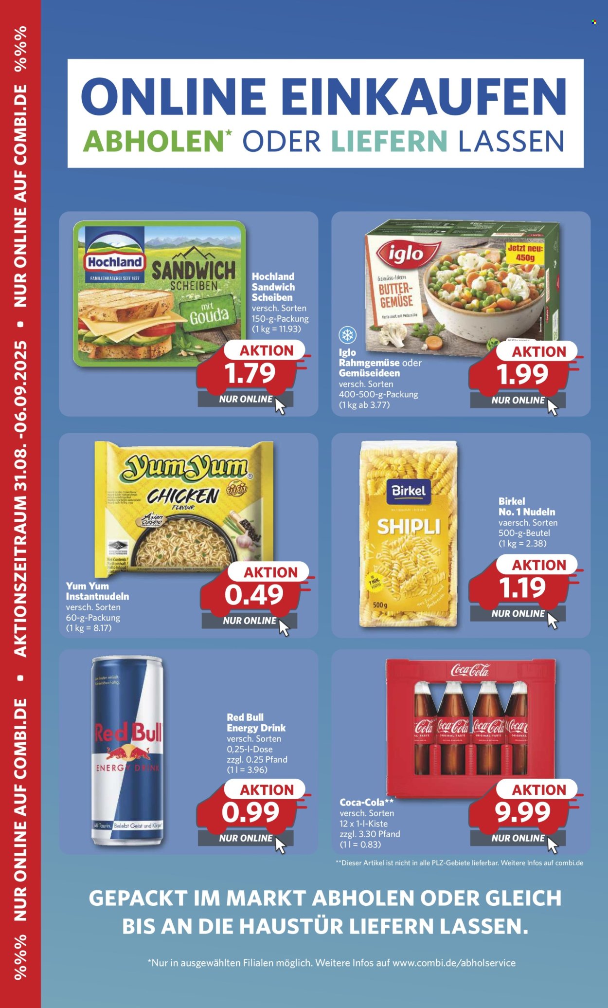 Combi Prospekte  - 31.08.2025 - 6.09.2025. Seite 1