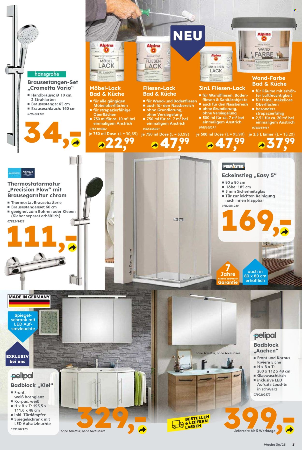 Globus Baumarkt Prospekte  - 1.09.2025 - 6.09.2025. Seite 3