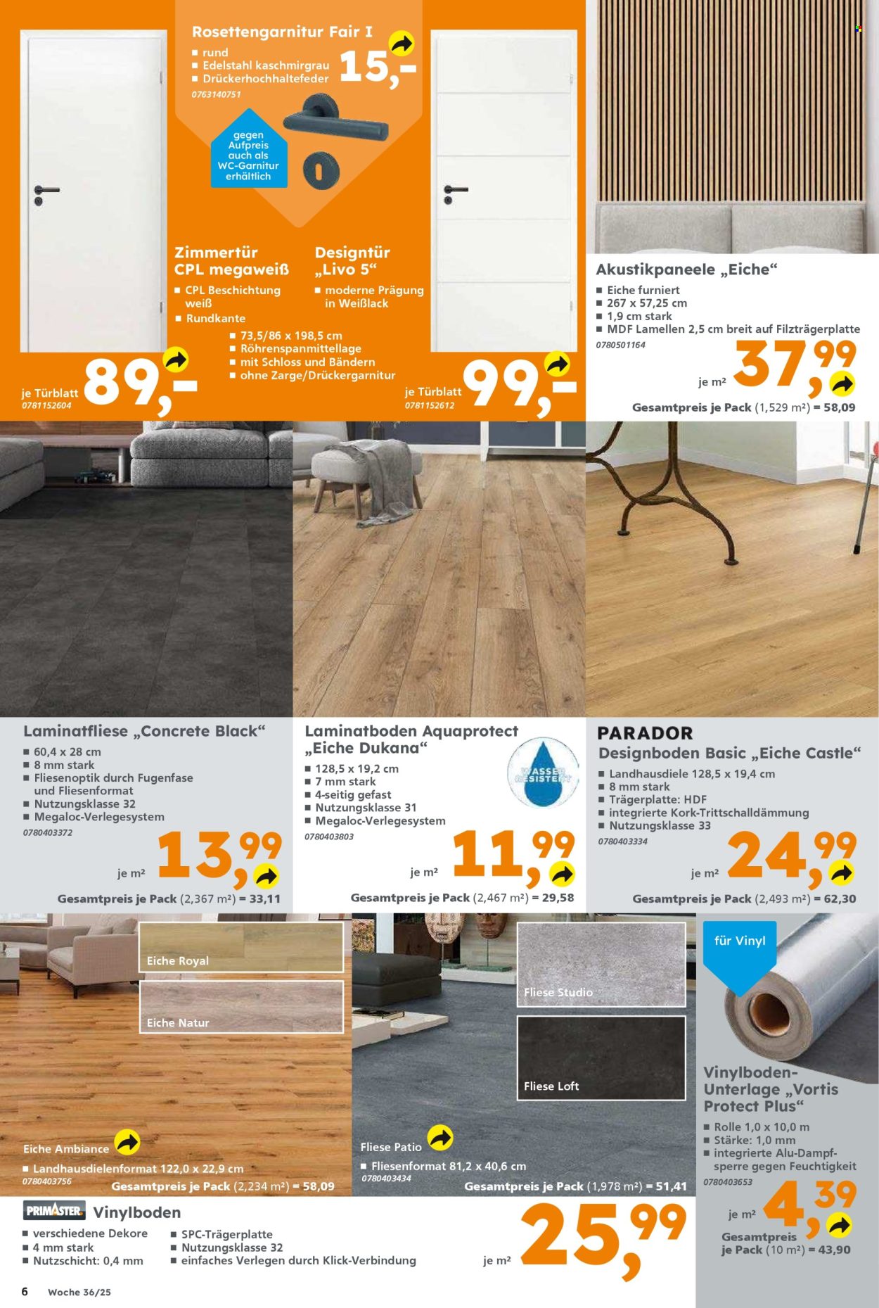 Globus Baumarkt Prospekte  - 1.09.2025 - 6.09.2025. Seite 6