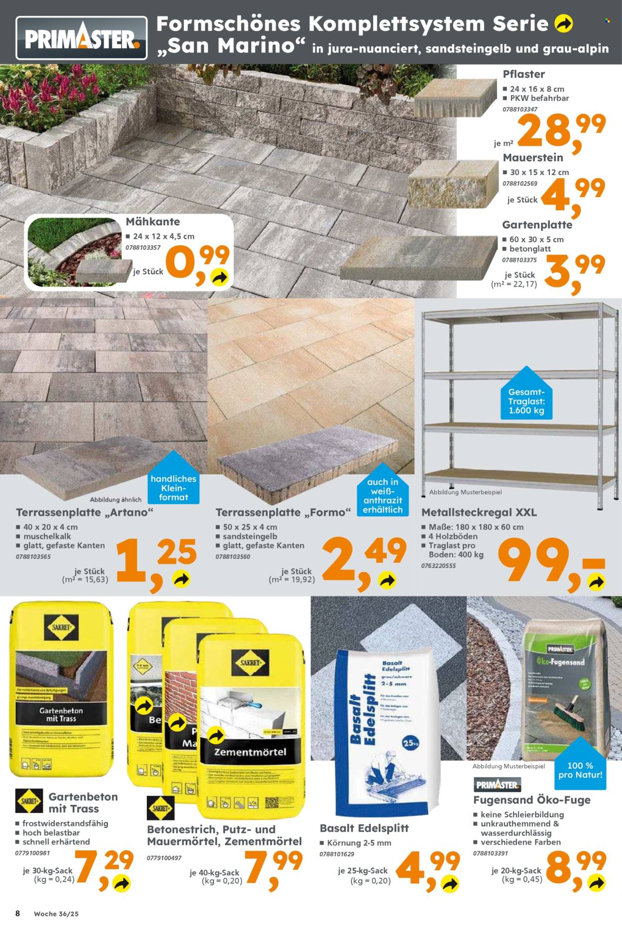 Globus Baumarkt Prospekte  - 1.09.2025 - 6.09.2025. Seite 8