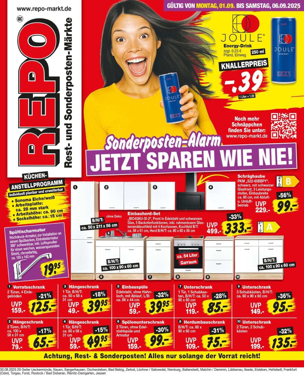 Repo Prospekte  - 1.09.2025 - 6.09.2025. Seite 1