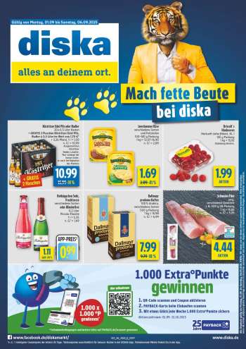 Prospekte Diska - 1.09.2025 - 6.09.2025.