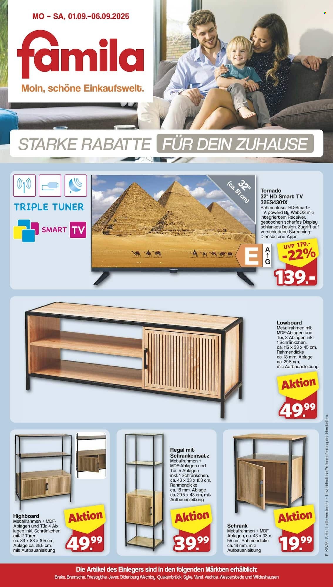 famila Prospekte  - 1.09.2025 - 6.09.2025. Seite 1