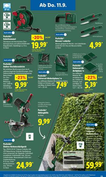 thumbnail - Parkside® Messer/-schärfer