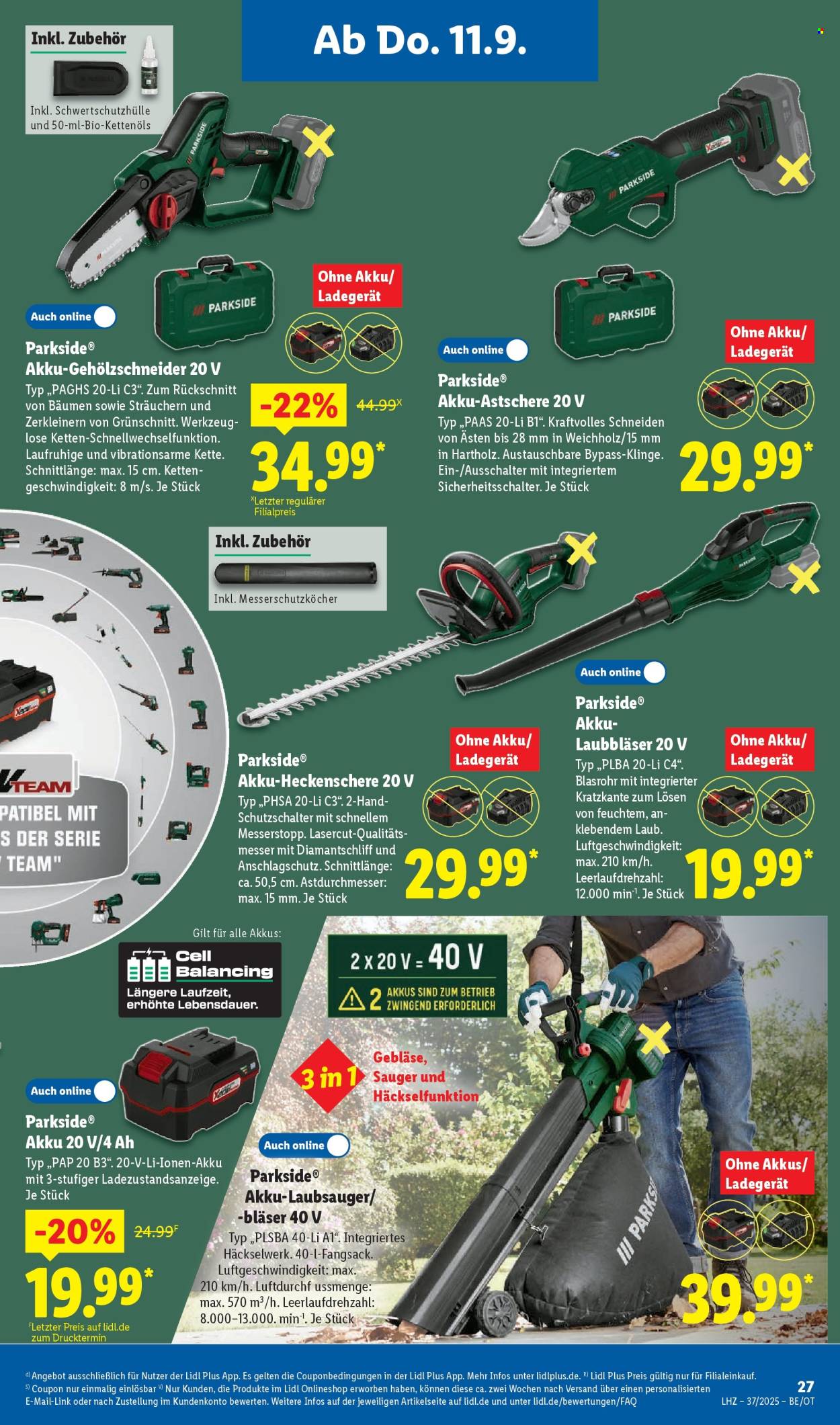 Lidl Prospekte  - 8.09.2025 - 13.09.2025. Seite 37