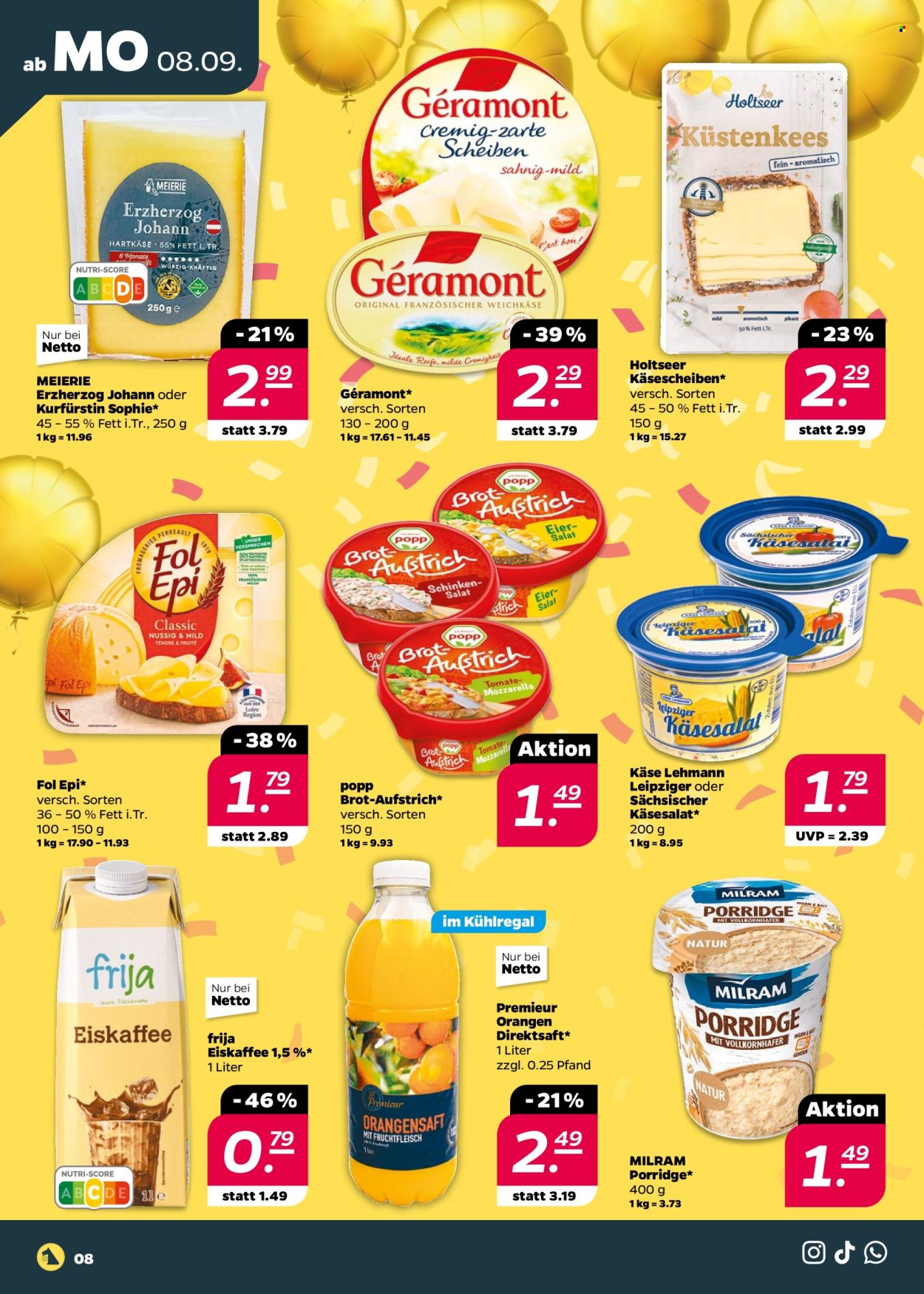 Netto Prospekte  - 8.09.2025 - 13.09.2025. Seite 8