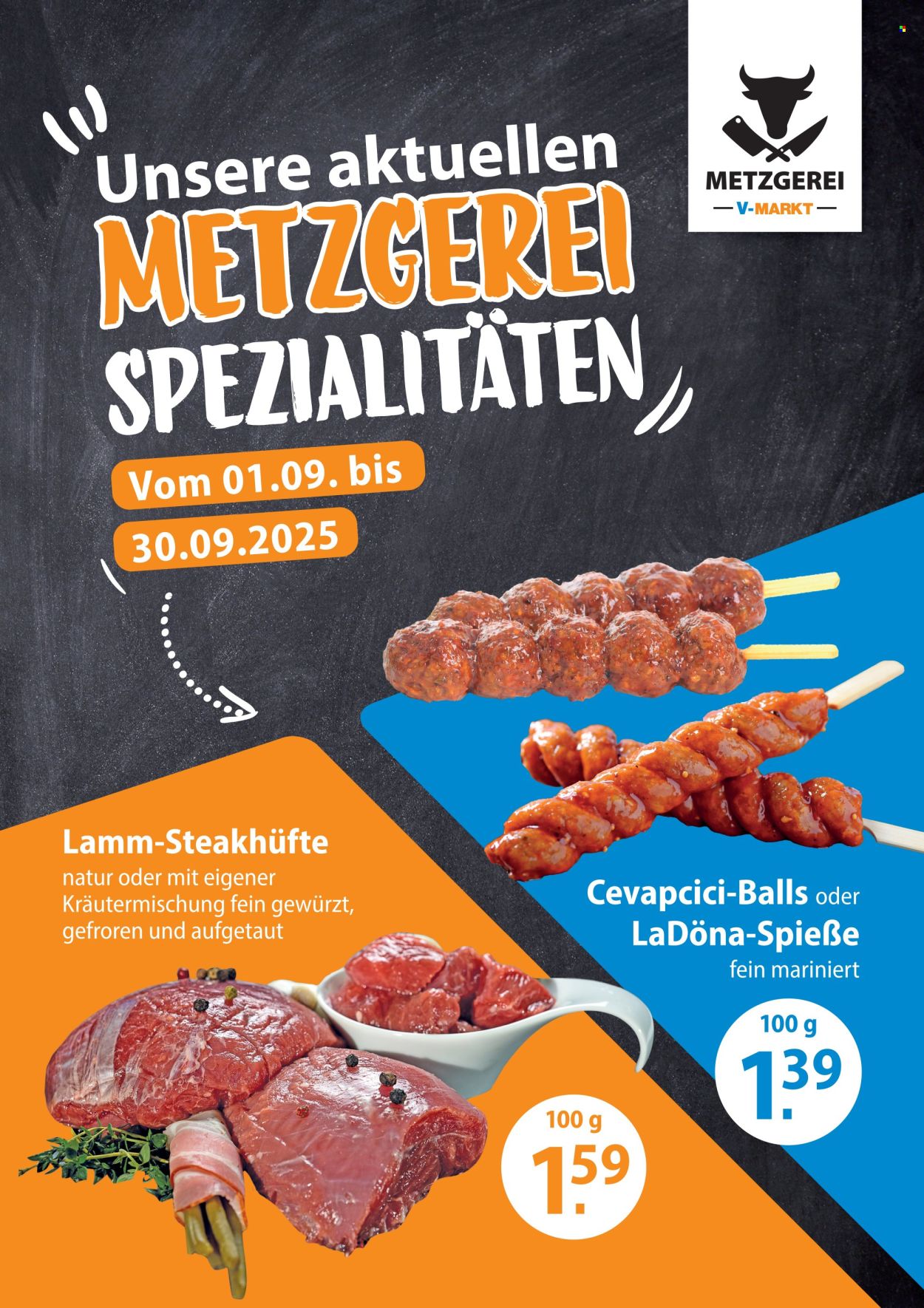 V-Markt Prospekte  - 1.09.2025 - 30.09.2025. Seite 1