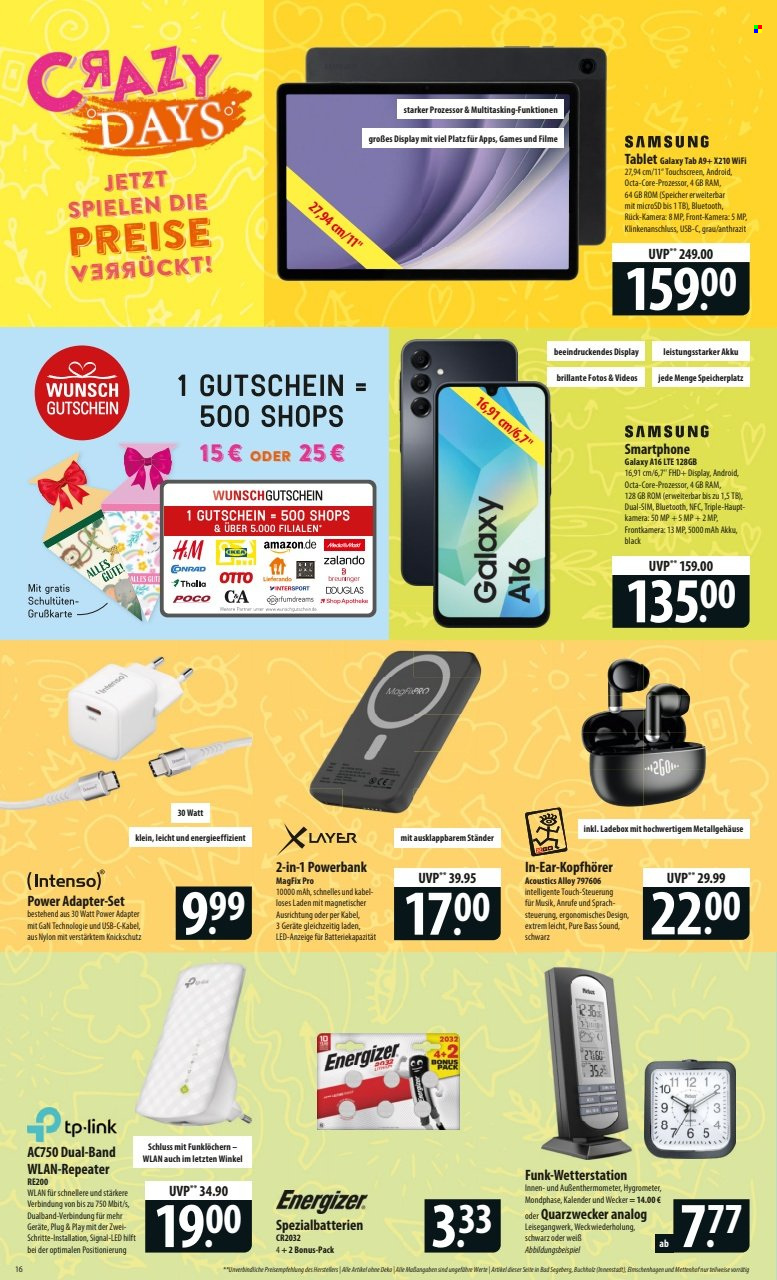 famila Prospekte  - 1.09.2025 - 6.09.2025. Seite 16