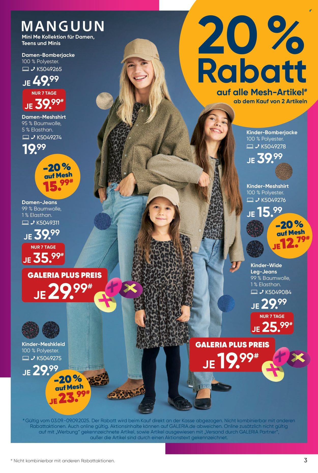 GALERIA Karstadt Kaufhof Prospekte  - 3.09.2025 - 9.09.2025. Seite 3