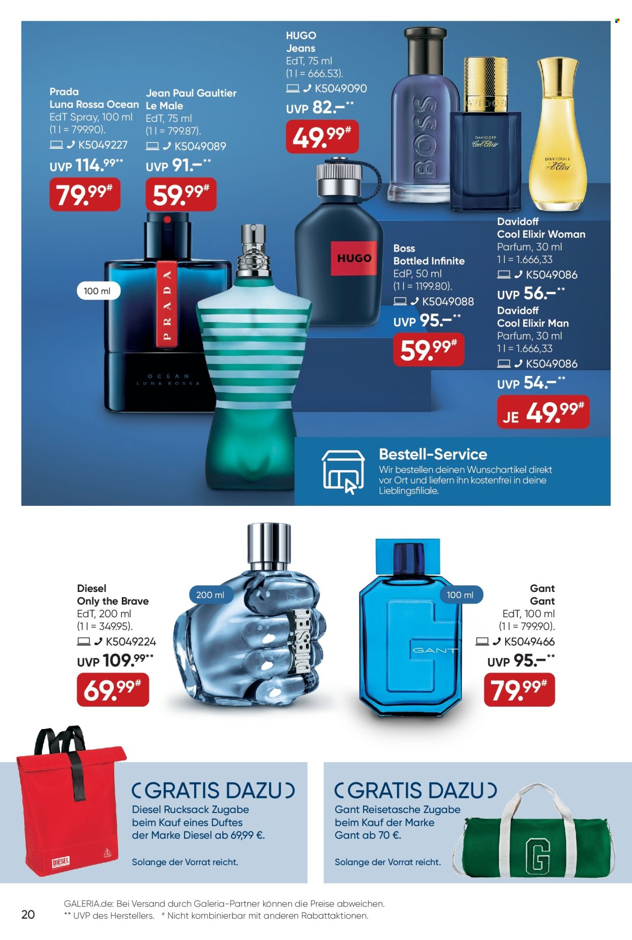 GALERIA Karstadt Kaufhof Prospekte  - 3.09.2025 - 9.09.2025. Seite 20