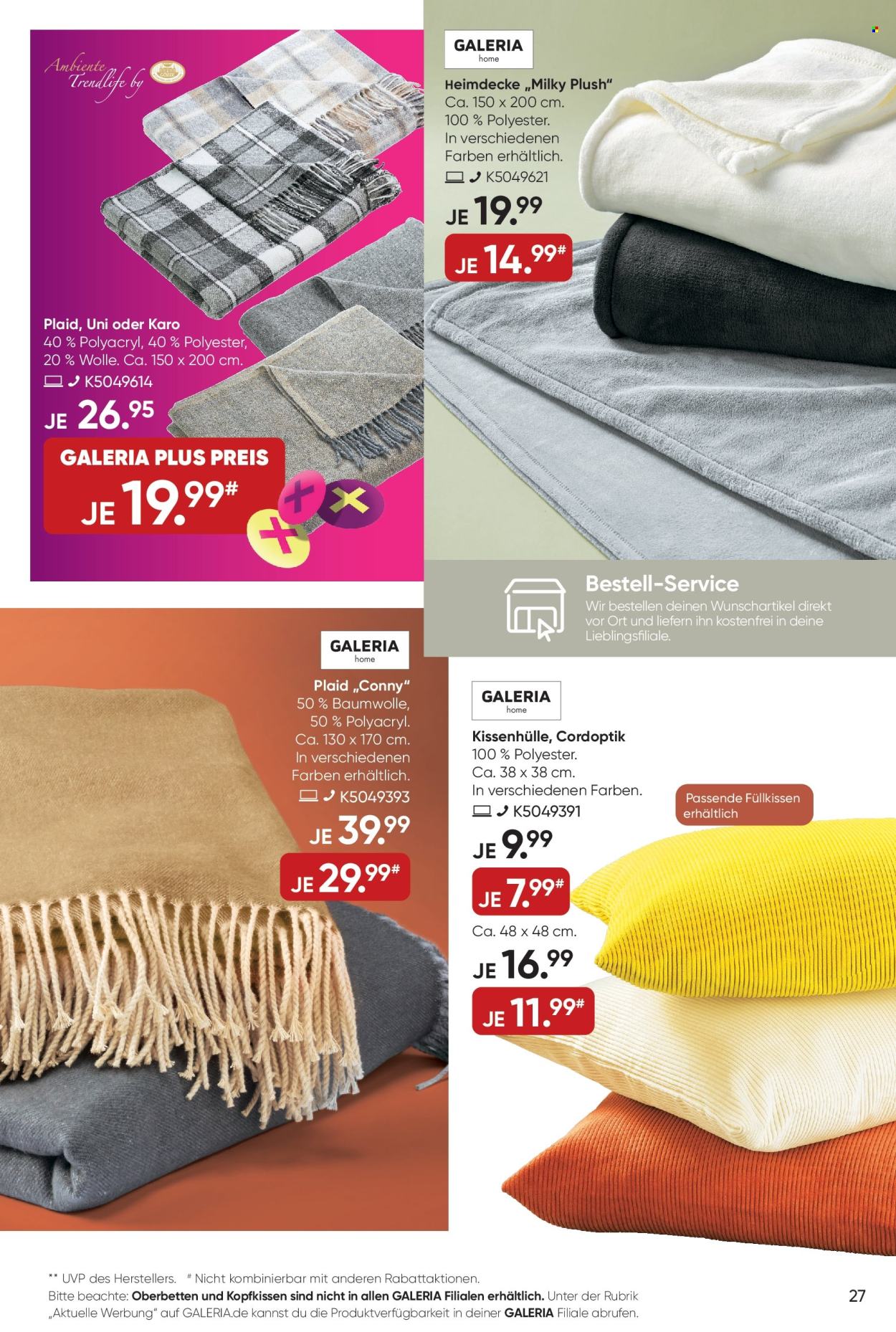 GALERIA Karstadt Kaufhof Prospekte  - 3.09.2025 - 9.09.2025. Seite 27