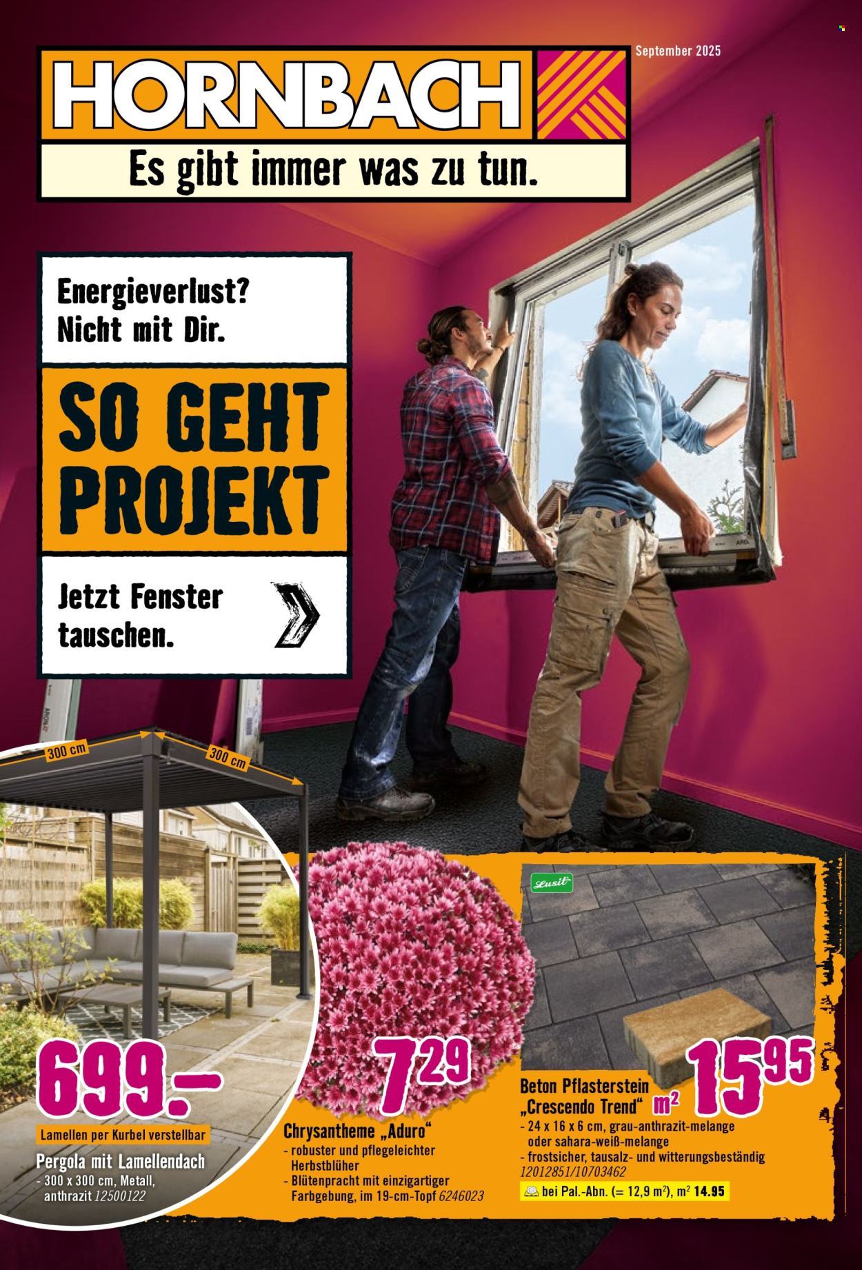 Hornbach Prospekte  - 4.09.2025 - 1.10.2025. Seite 1