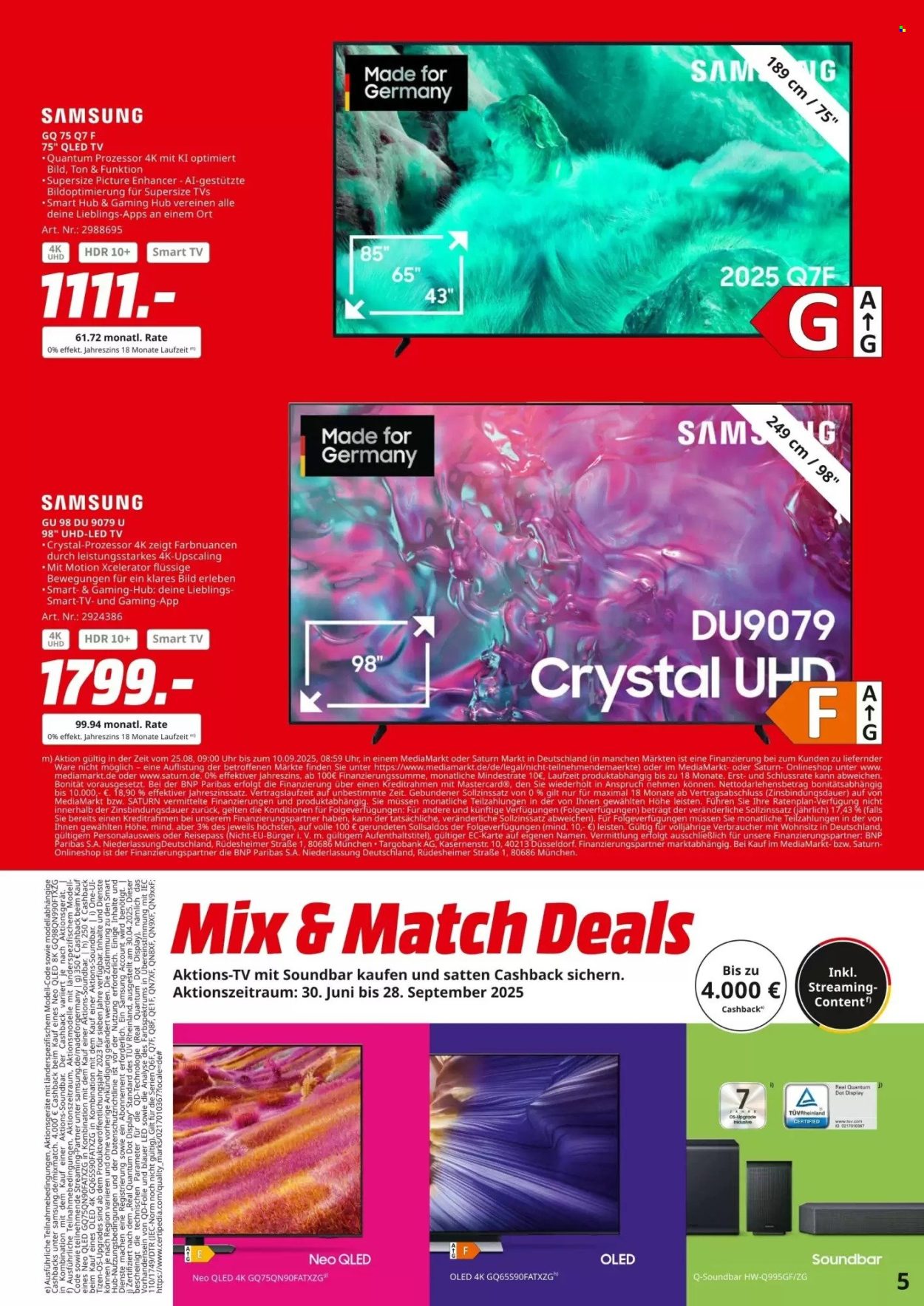 MediaMarkt Prospekte  - 3.09.2025 - 9.09.2025. Seite 5