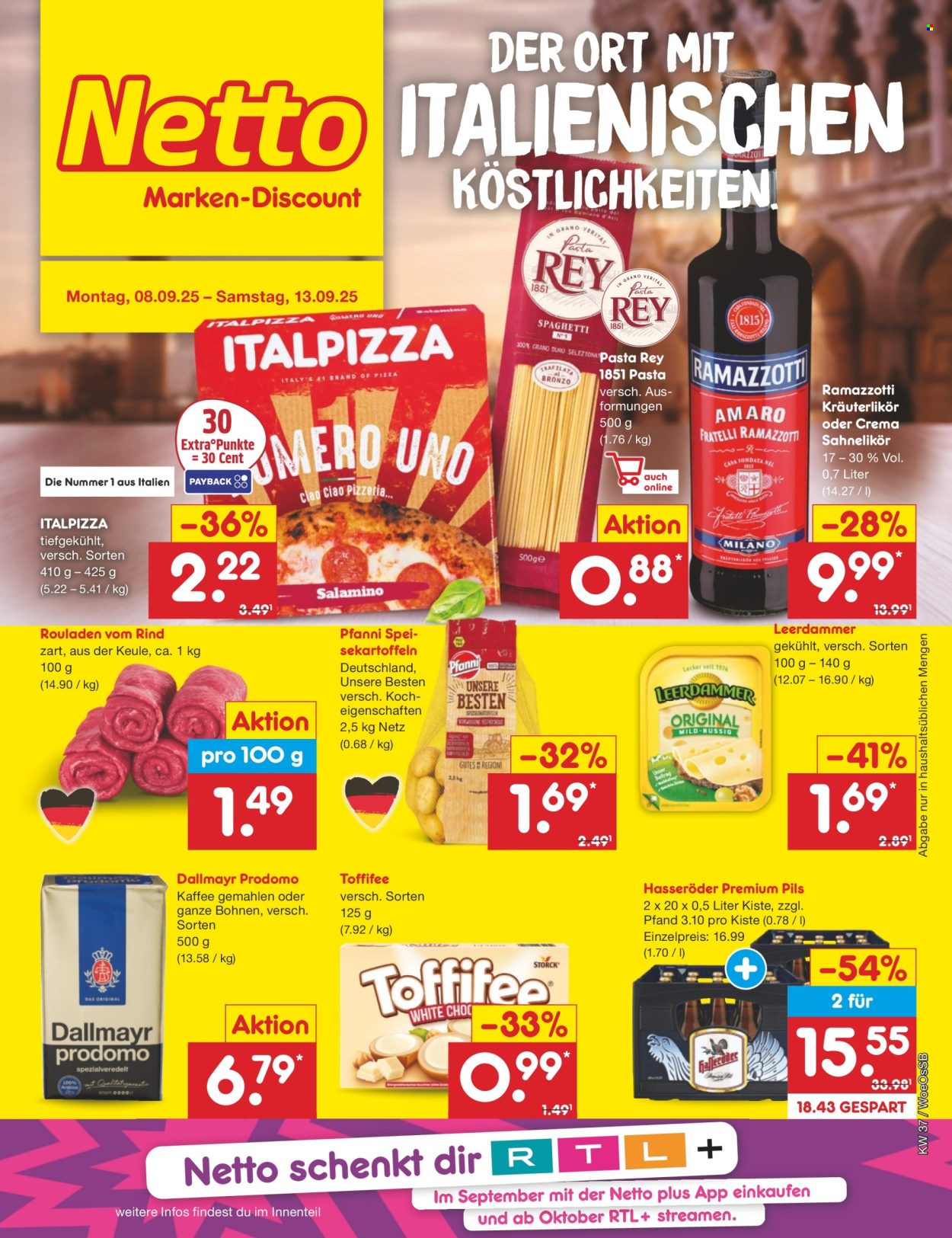 Netto Marken-Discount Prospekte  - 8.09.2025 - 13.09.2025. Seite 1