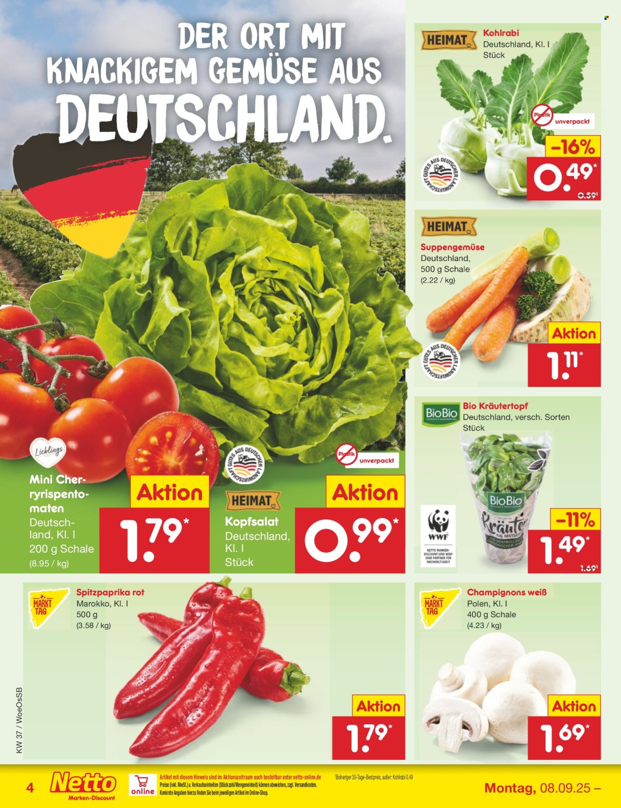Netto Marken-Discount Prospekte  - 8.09.2025 - 13.09.2025. Seite 4