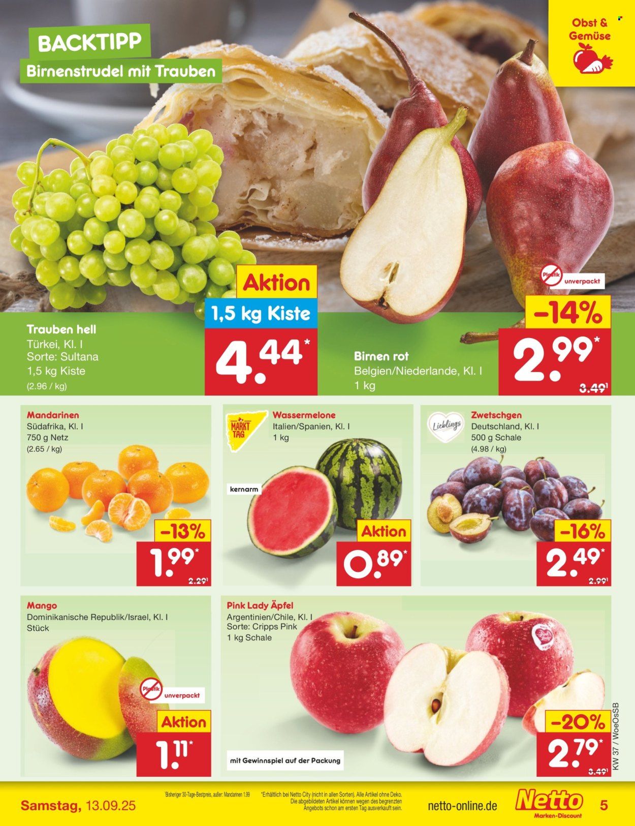 Netto Marken-Discount Prospekte  - 8.09.2025 - 13.09.2025. Seite 5