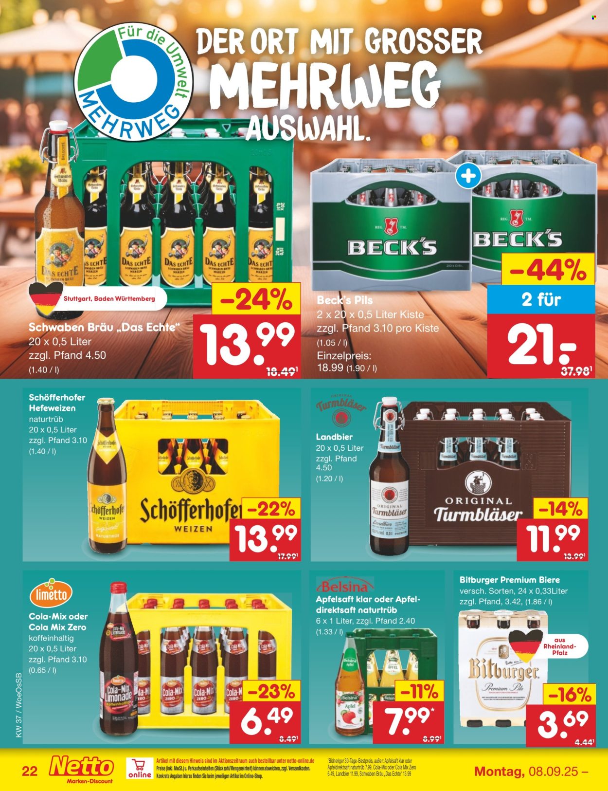 Netto Marken-Discount Prospekte  - 8.09.2025 - 13.09.2025. Seite 32