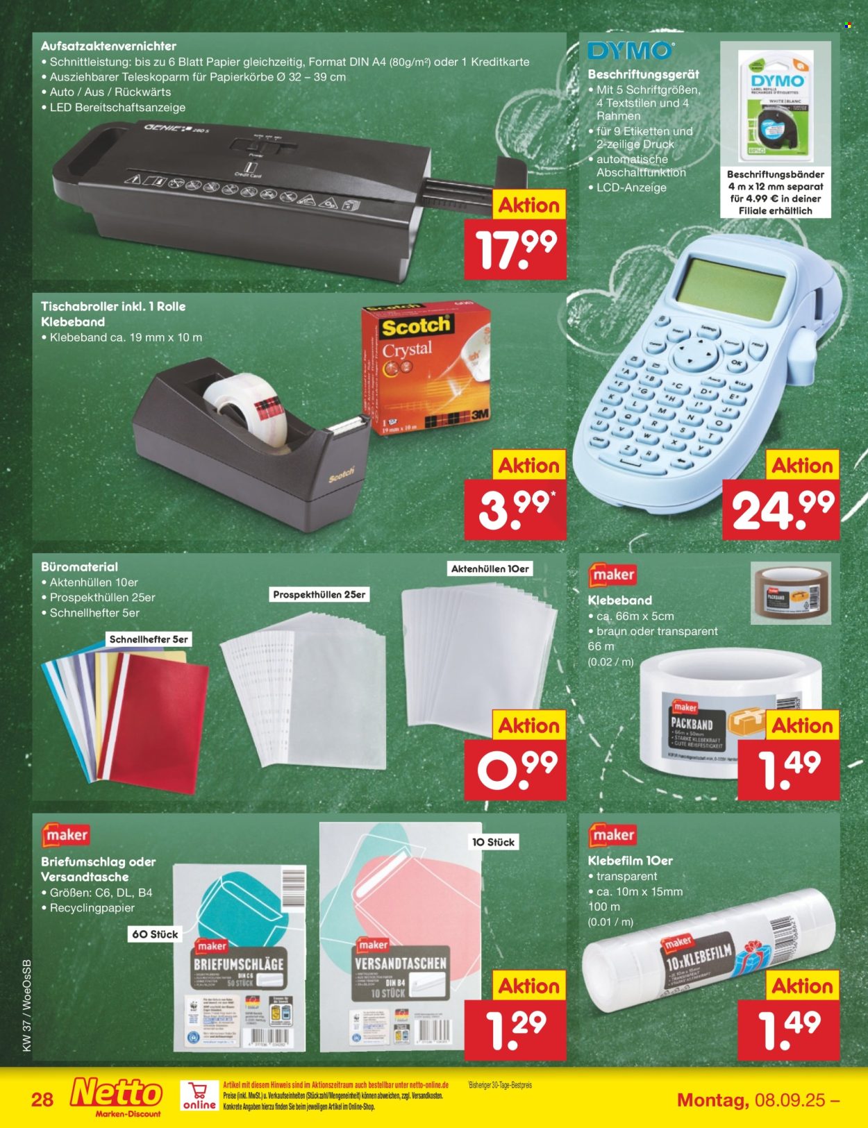 Netto Marken-Discount Prospekte  - 8.09.2025 - 13.09.2025. Seite 40