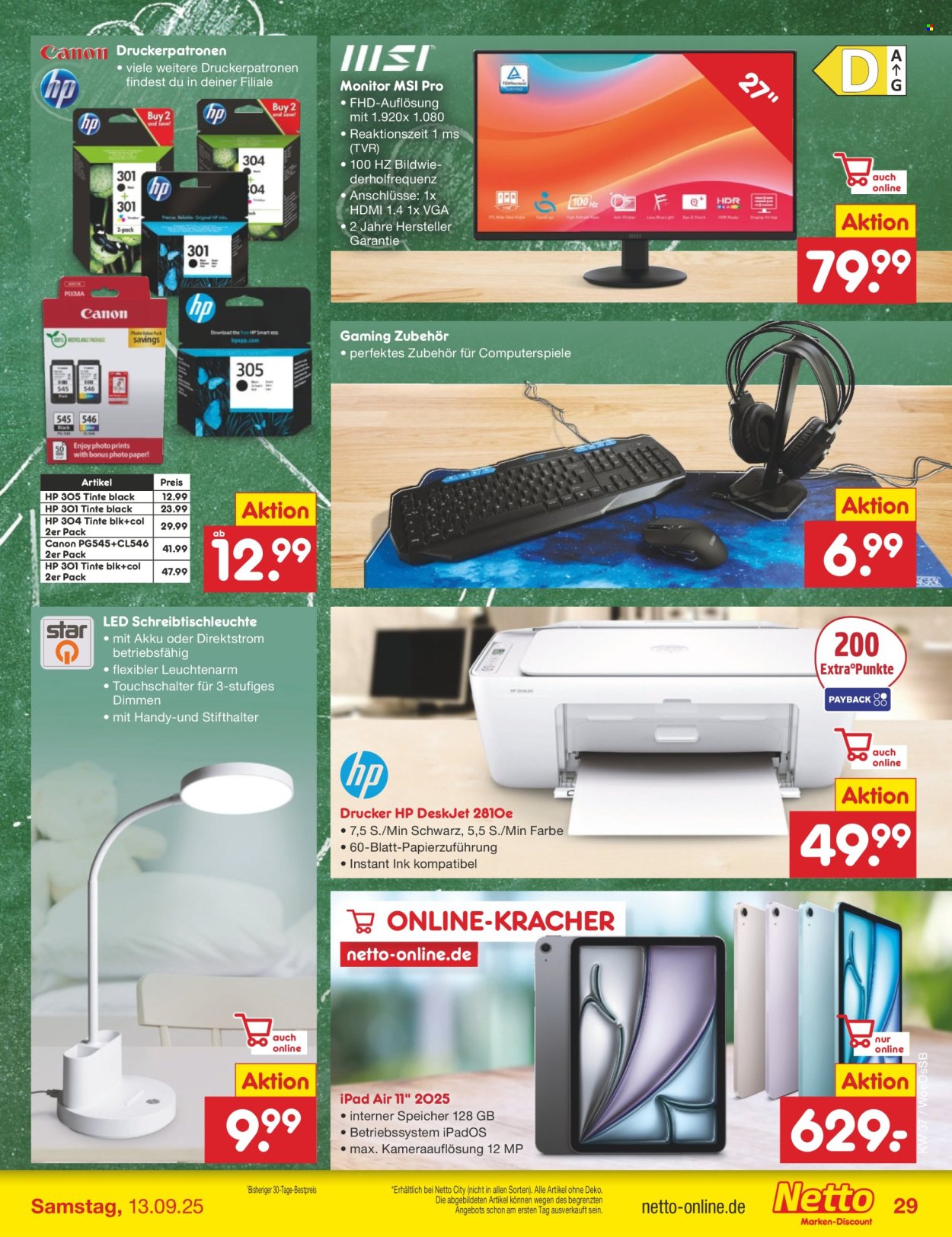 Netto Marken-Discount Prospekte  - 8.09.2025 - 13.09.2025. Seite 41