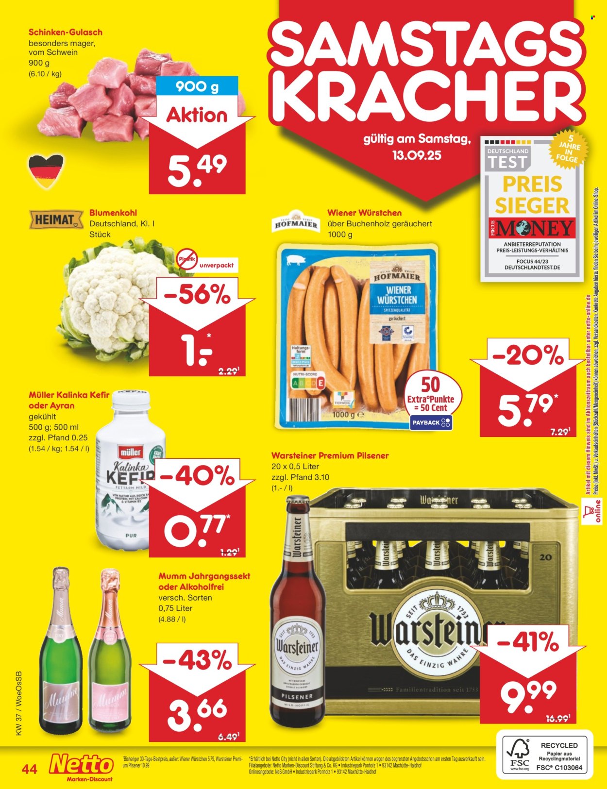 Netto Marken-Discount Prospekte  - 8.09.2025 - 13.09.2025. Seite 68