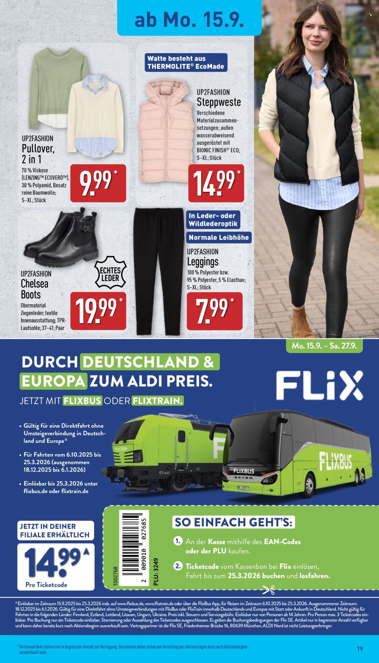 ALDI Nord Prospekte  - 15.09.2025 - 20.09.2025. Seite 19