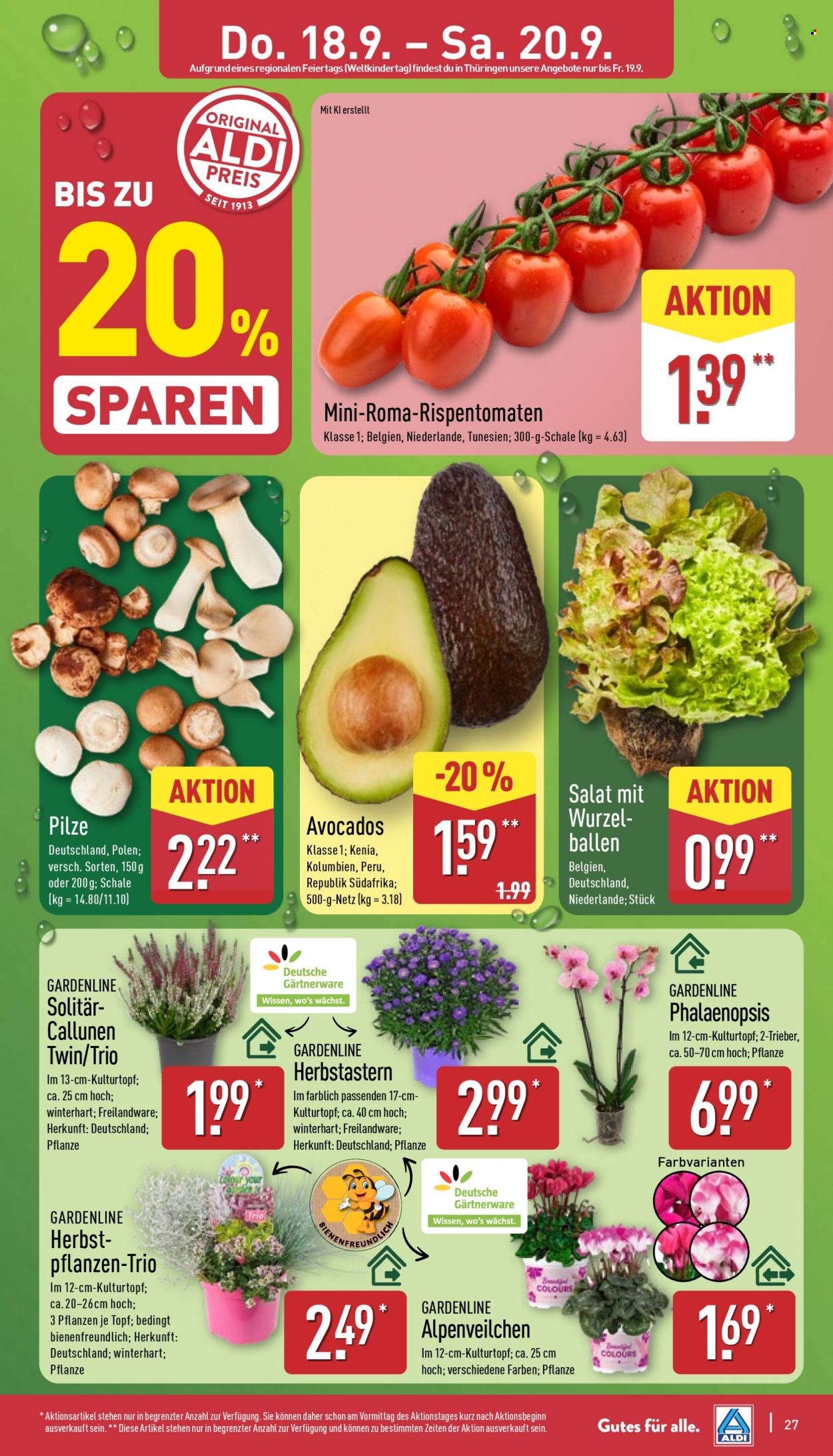ALDI Nord Prospekte  - 15.09.2025 - 20.09.2025. Seite 27
