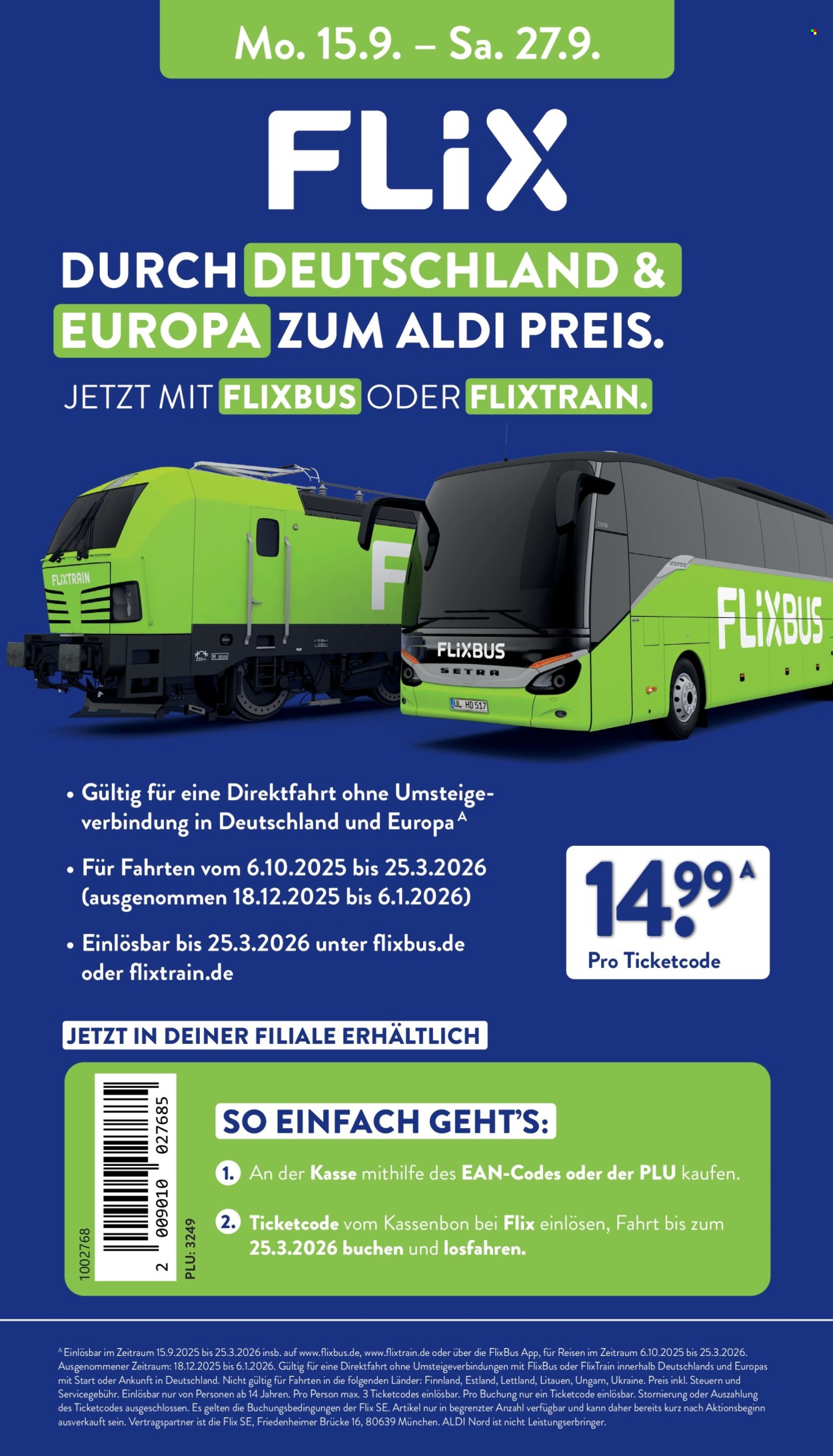 ALDI Nord Prospekte  - 15.09.2025 - 20.09.2025. Seite 40
