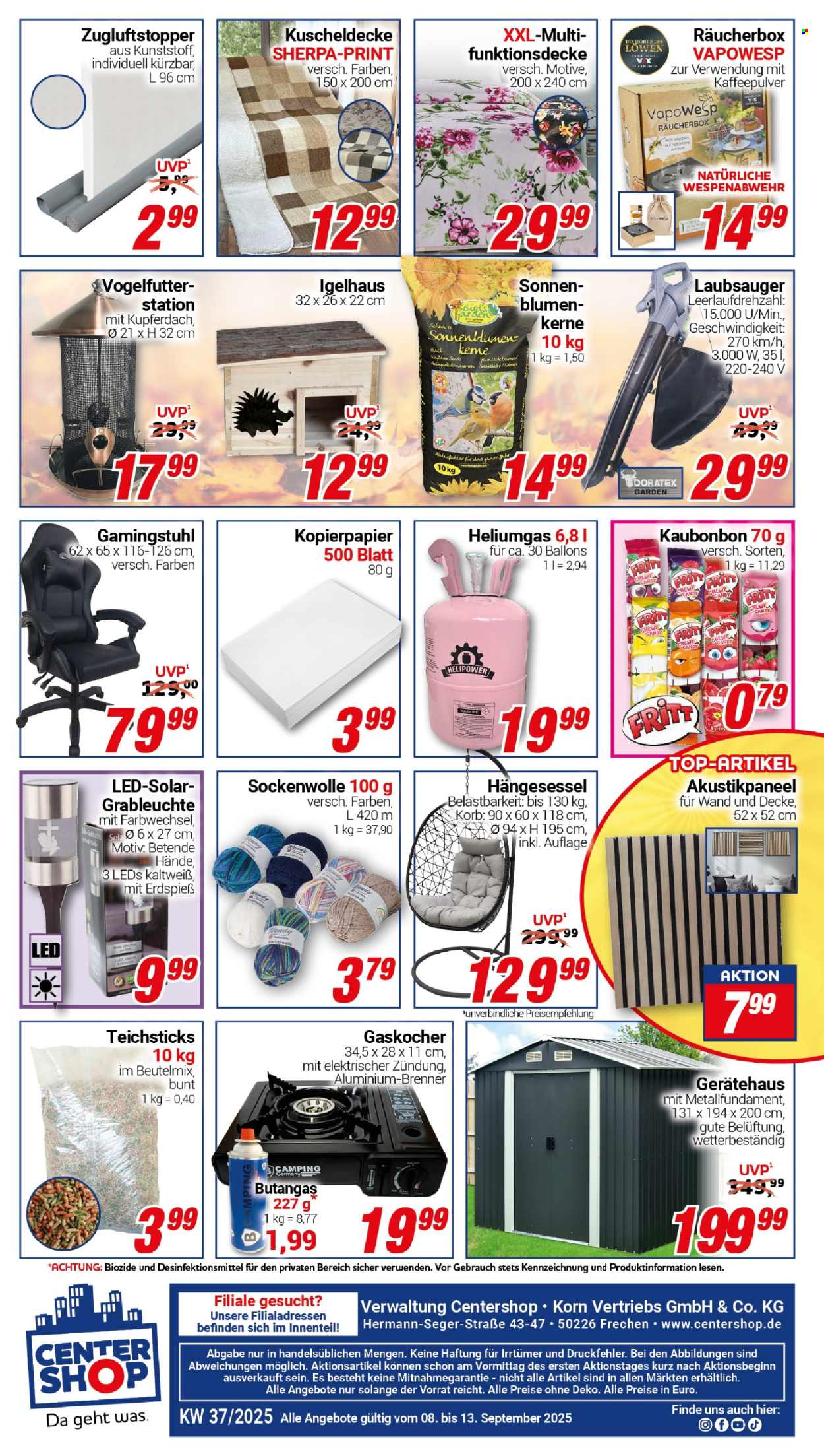 CENTERSHOP Prospekte  - 8.09.2025 - 13.09.2025. Seite 12