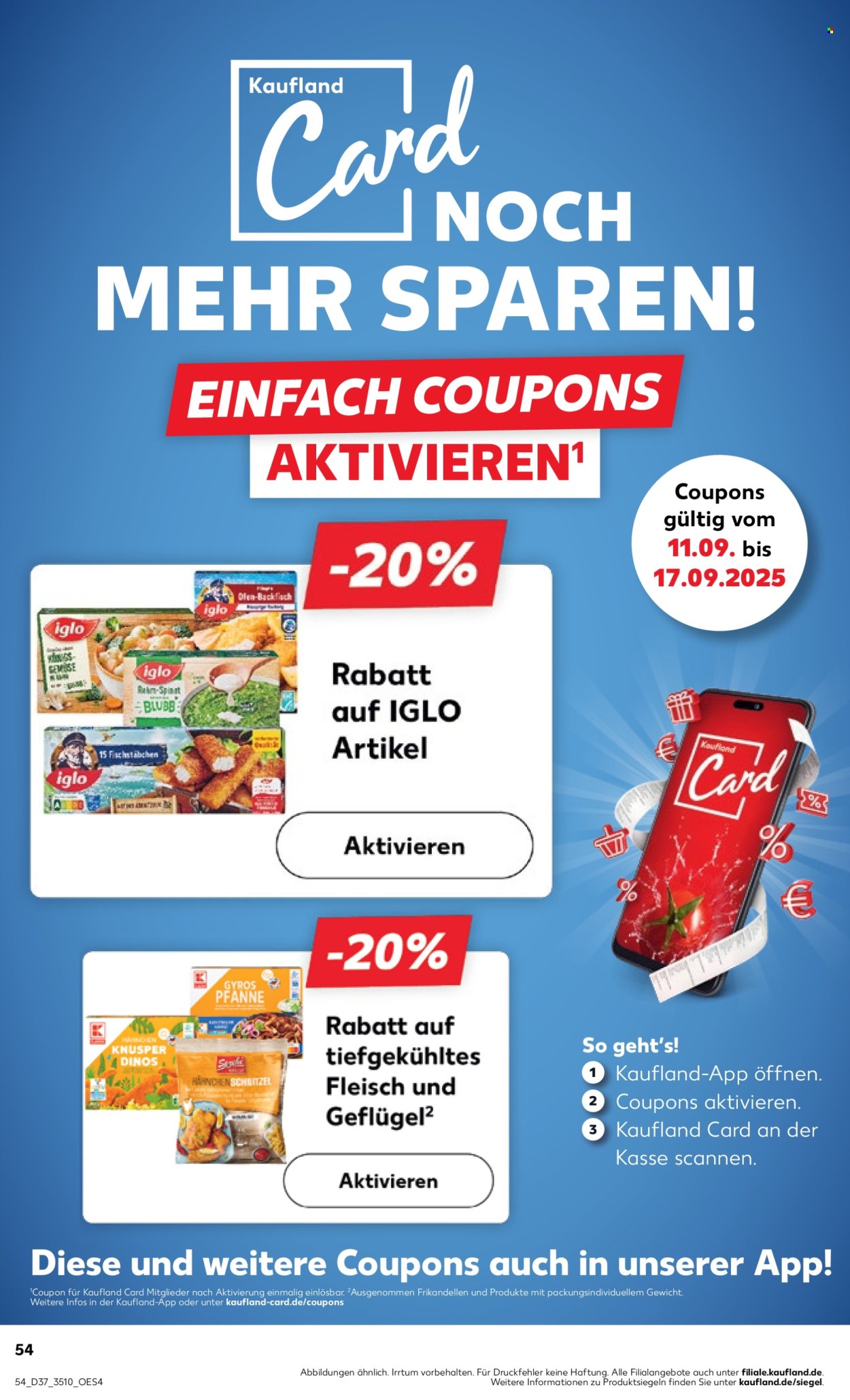 Kaufland Prospekte  - 11.09.2025 - 17.09.2025. Seite 54