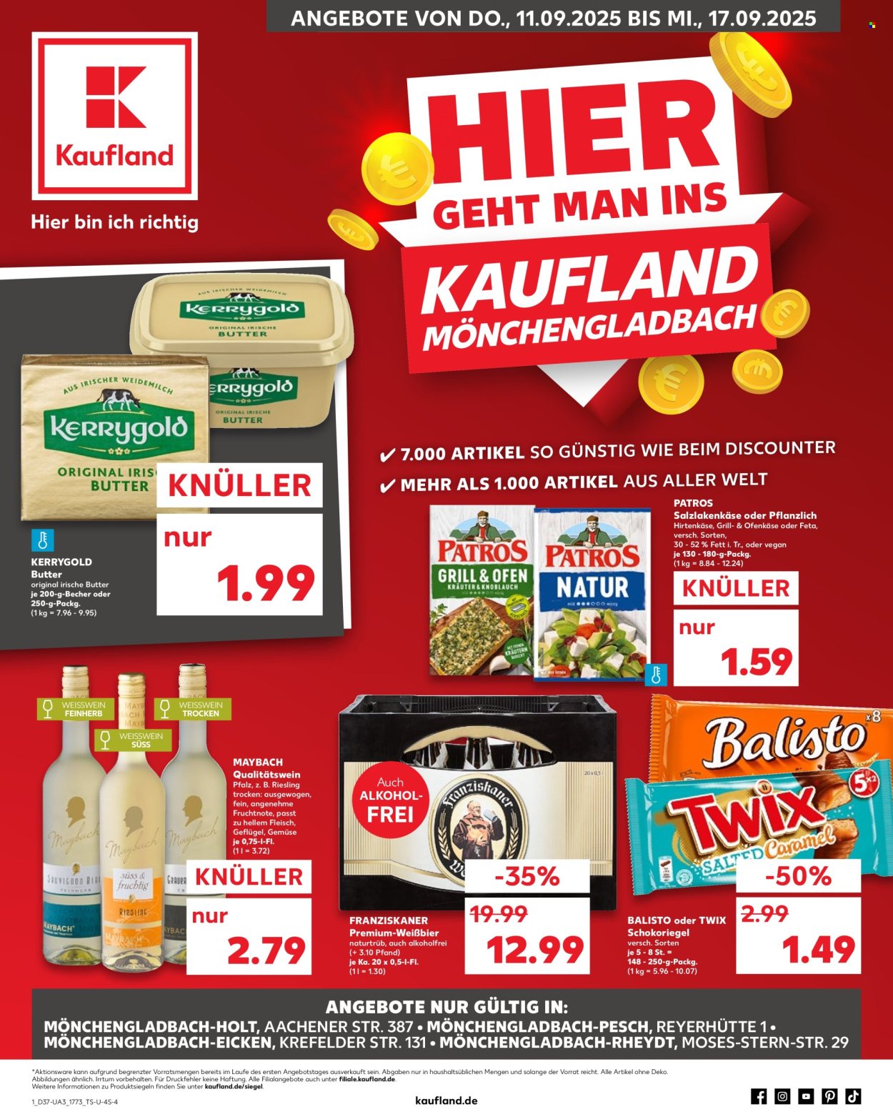 Kaufland Prospekte  - 11.09.2025 - 17.09.2025. Seite 1