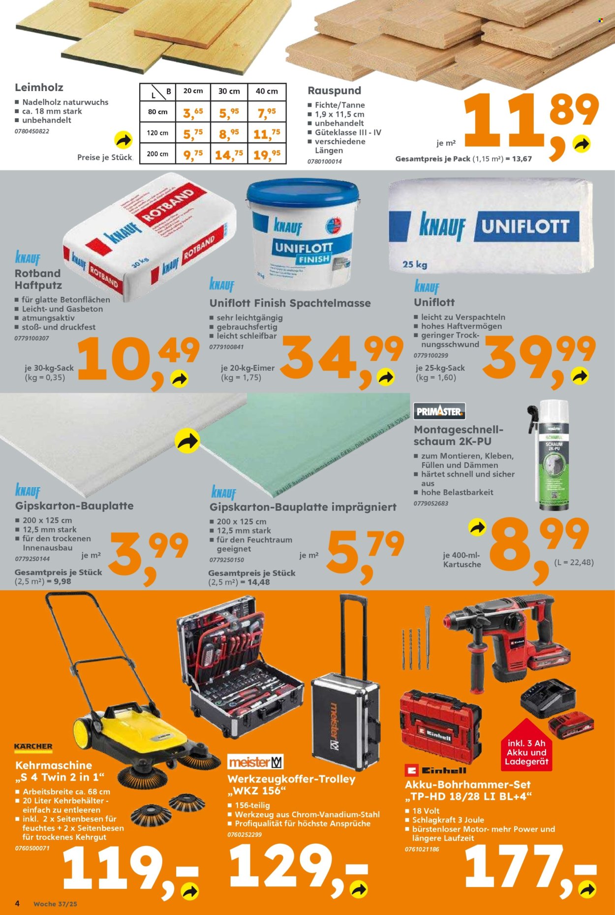 Globus Baumarkt Prospekte  - 8.09.2025 - 13.09.2025. Seite 4