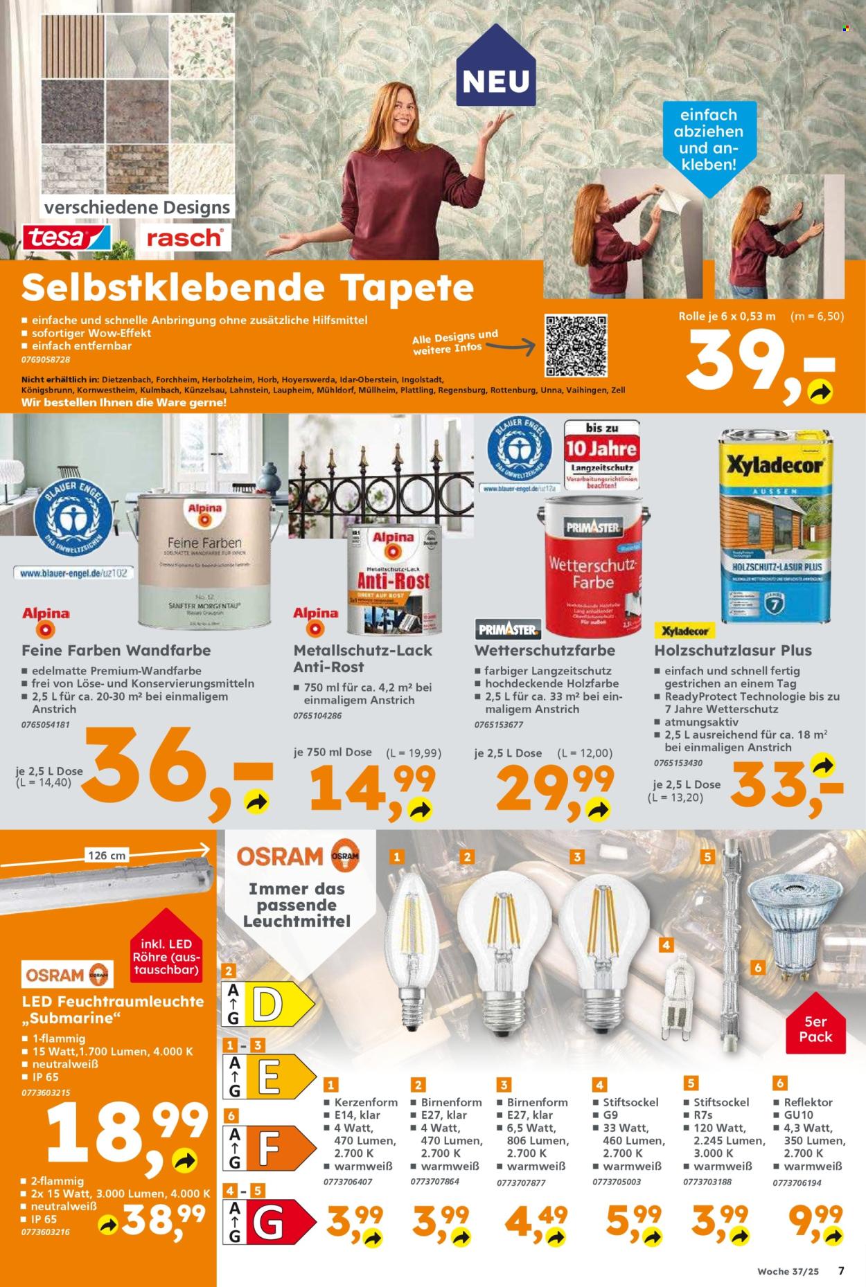 Globus Baumarkt Prospekte  - 8.09.2025 - 13.09.2025. Seite 7