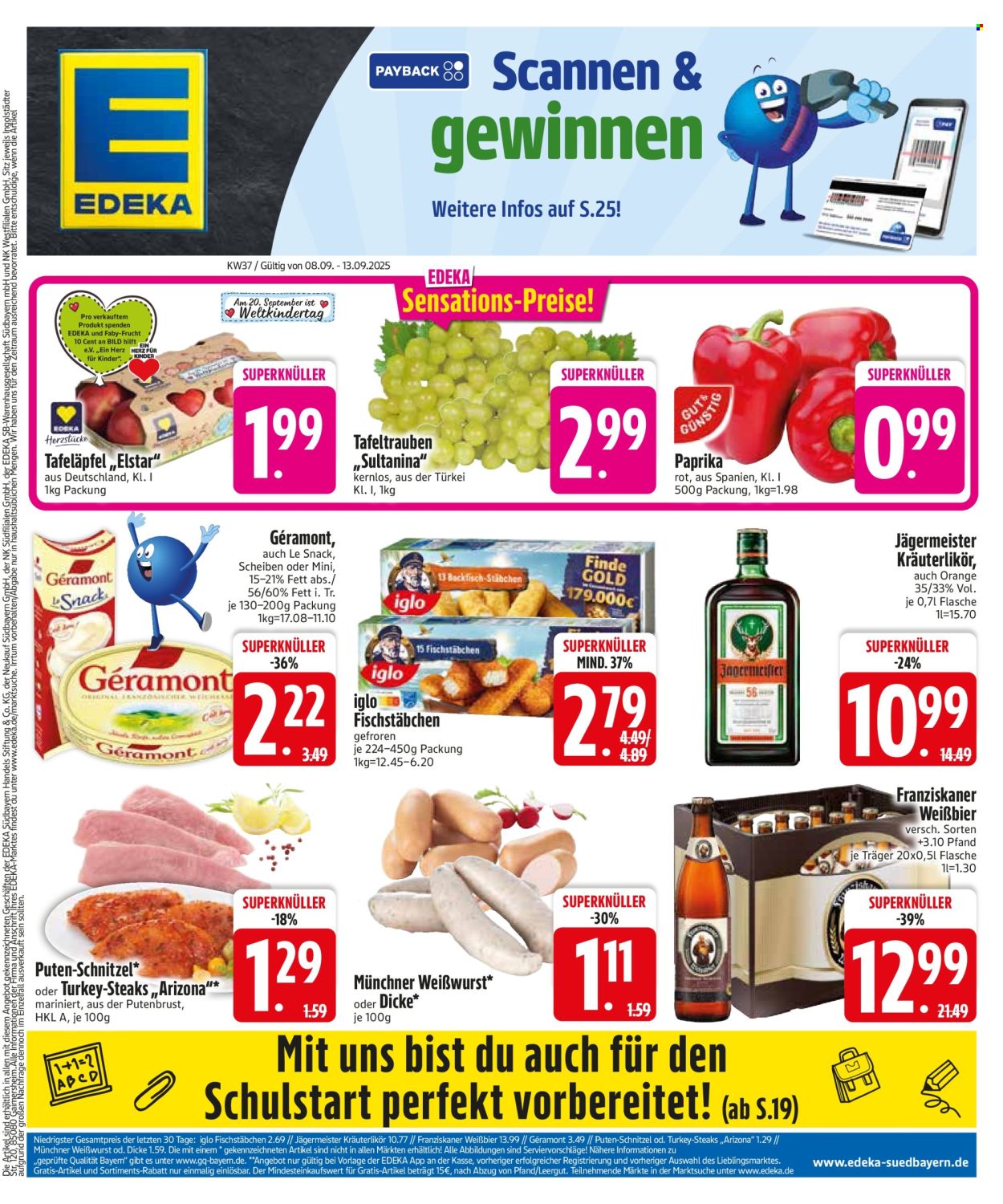 Edeka Prospekte  - 8.09.2025 - 13.09.2025. Seite 3