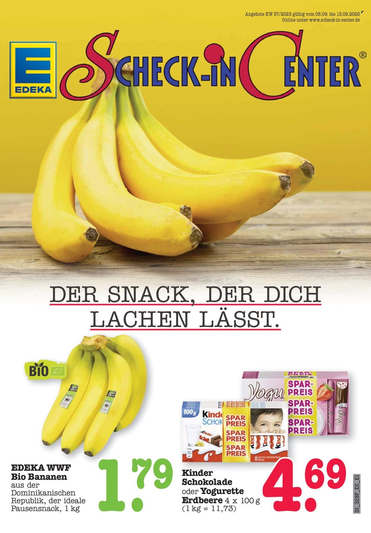 Scheck-in Prospekte  - 8.09.2025 - 13.09.2025. Seite 1