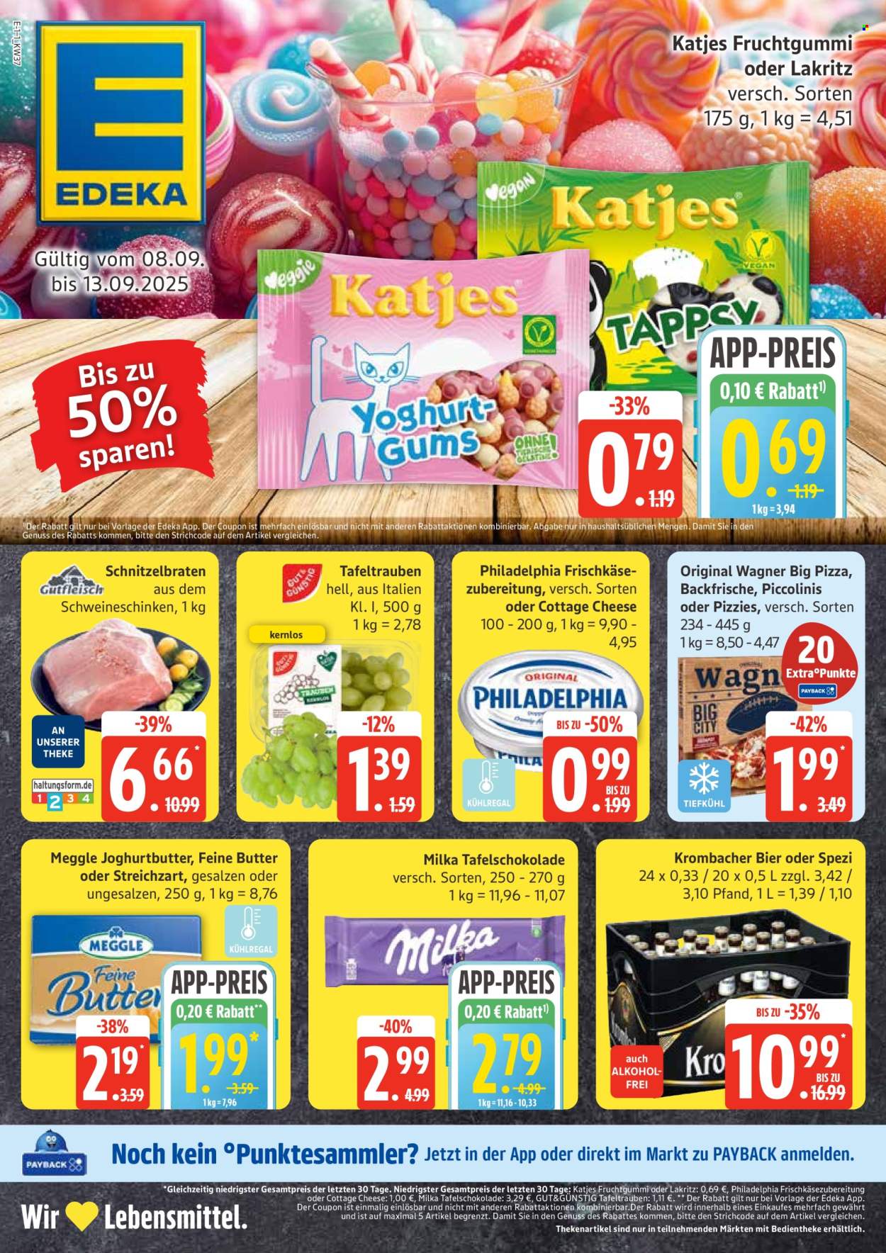 Edeka Prospekte  - 8.09.2025 - 13.09.2025. Seite 1