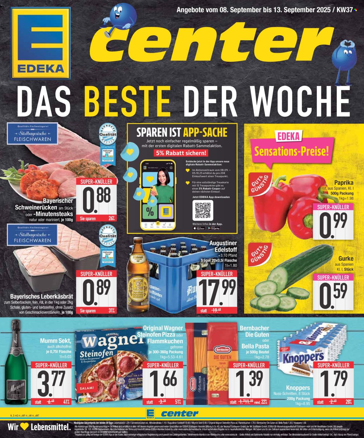 Edeka Prospekte  - 8.09.2025 - 13.09.2025. Seite 1