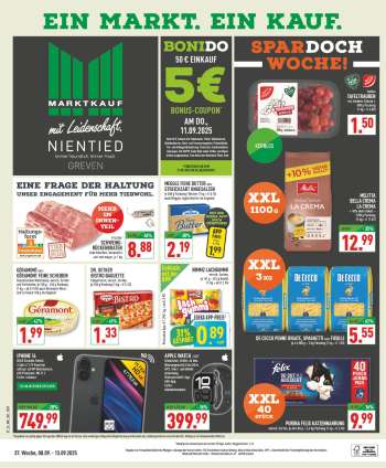 Prospekte Marktkauf - 8.09.2025 - 13.09.2025.