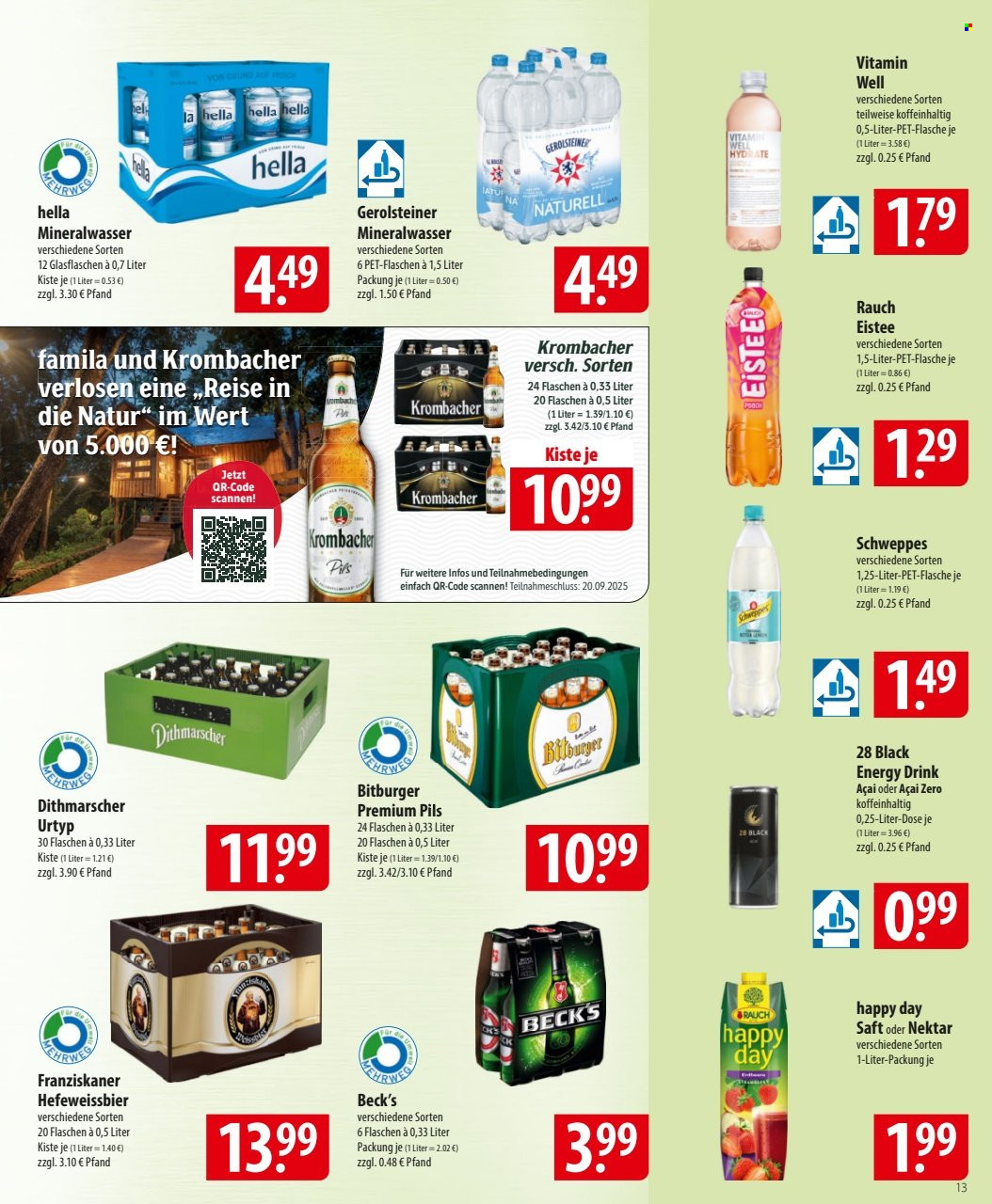 famila Prospekte  - 8.09.2025 - 13.09.2025. Seite 13
