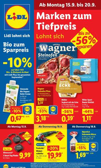 Prospekte Lidl - 15.09.2025 - 20.09.2025.