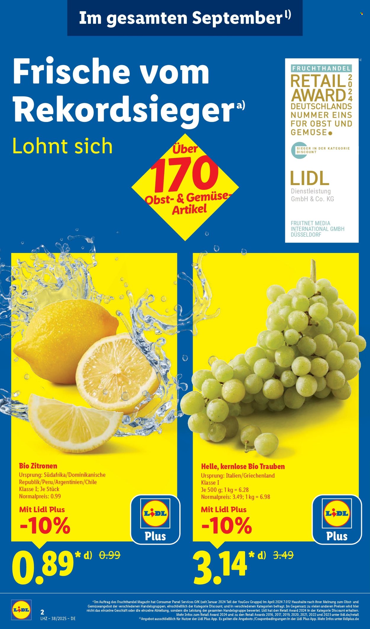 Lidl Prospekte  - 15.09.2025 - 20.09.2025. Seite 2