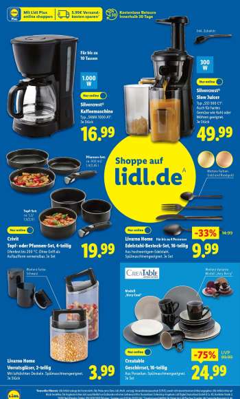 thumbnail - Crivit Topf- oder Pfannen-Set, 4-teilig