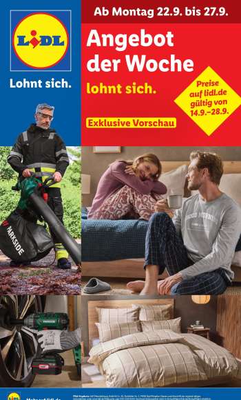 Prospekte Lidl - 22.09.2025 - 27.09.2025.