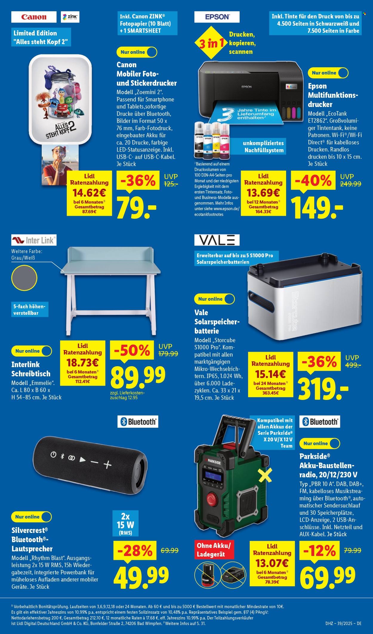 Lidl Prospekte  - 22.09.2025 - 27.09.2025. Seite 29