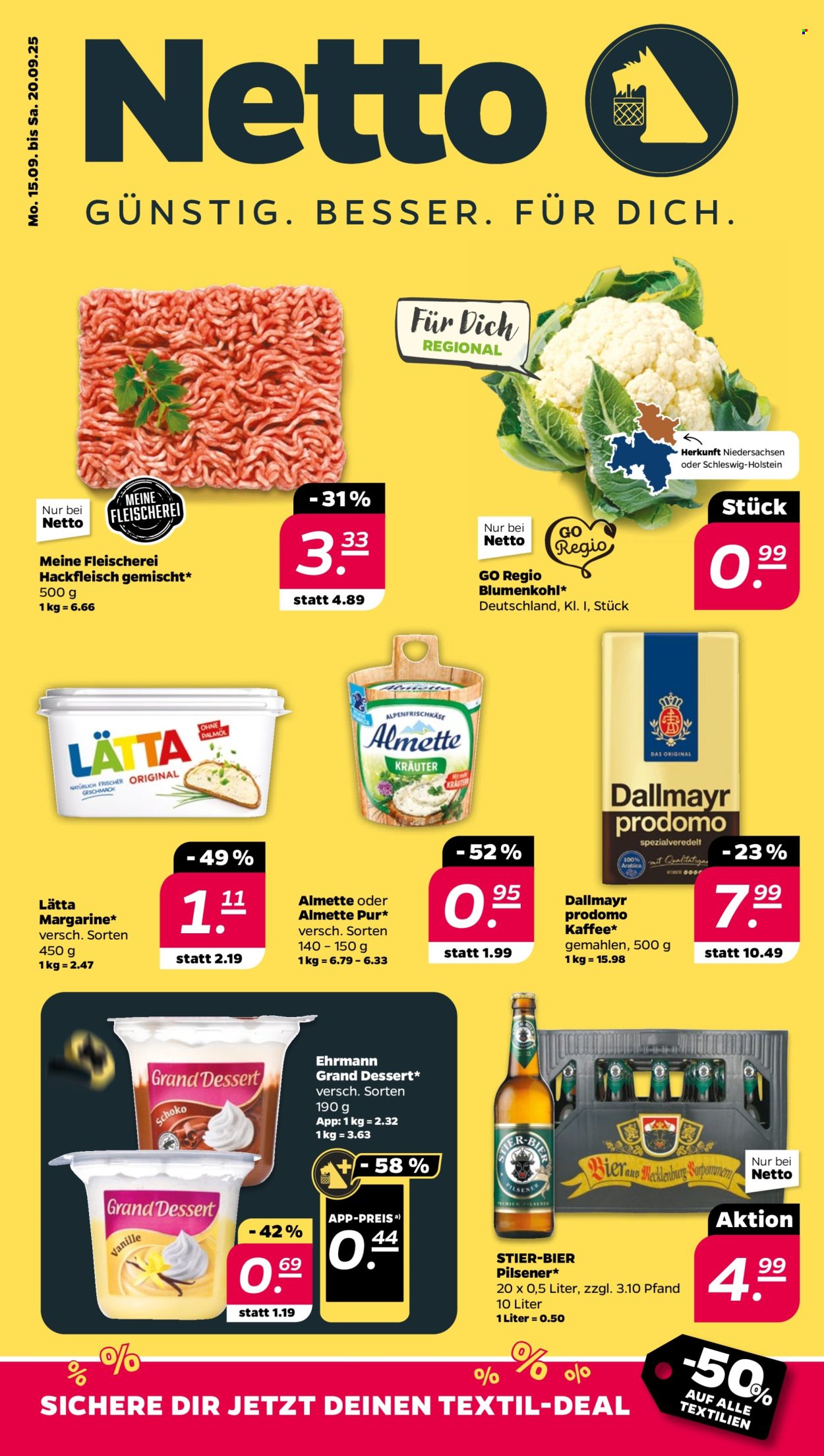 Netto Prospekte  - 15.09.2025 - 20.09.2025. Seite 1